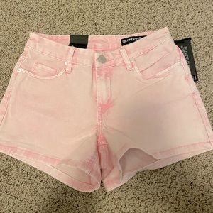 Blank NYC pink jean shorts